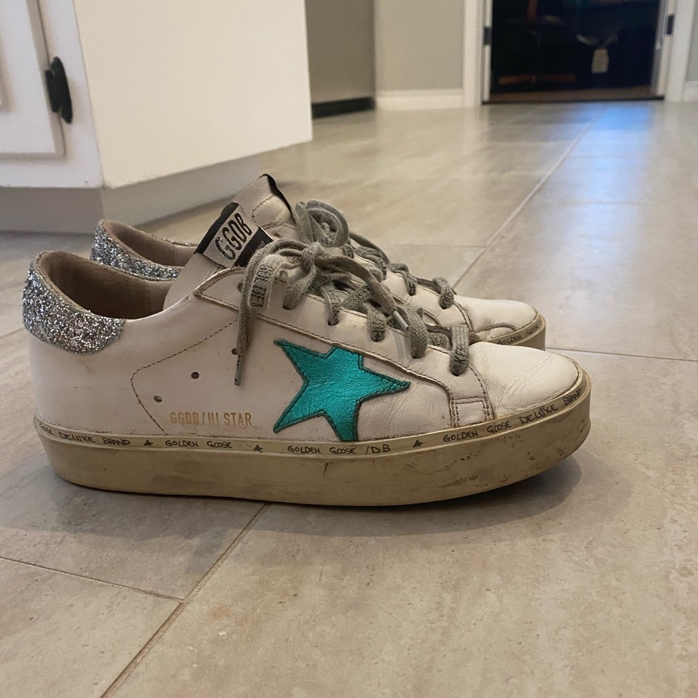 Golden Goose Hi-Star sneakers. NOT AVAILABLE